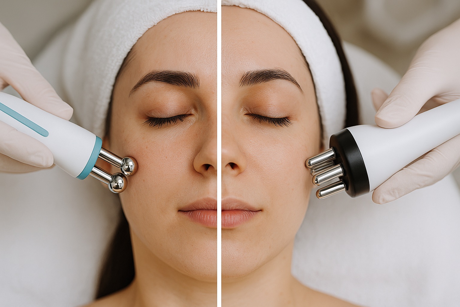 сравнение микротоков и RF-лифтинга